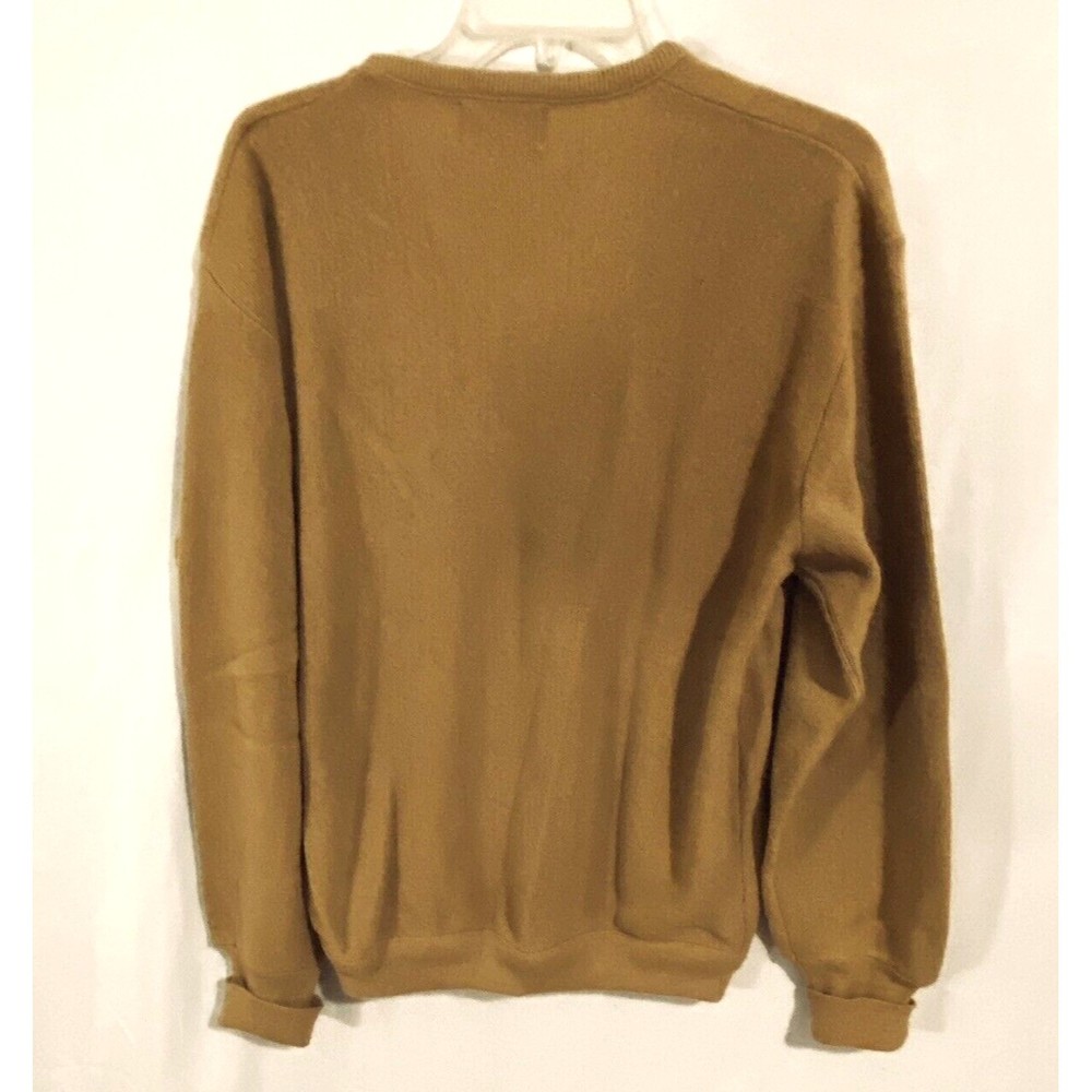 Vintage 80s Lacoste Izod V Neck Sweater Mens L Alligator Logo USA Made - ILGWU - Picture 9 of 12